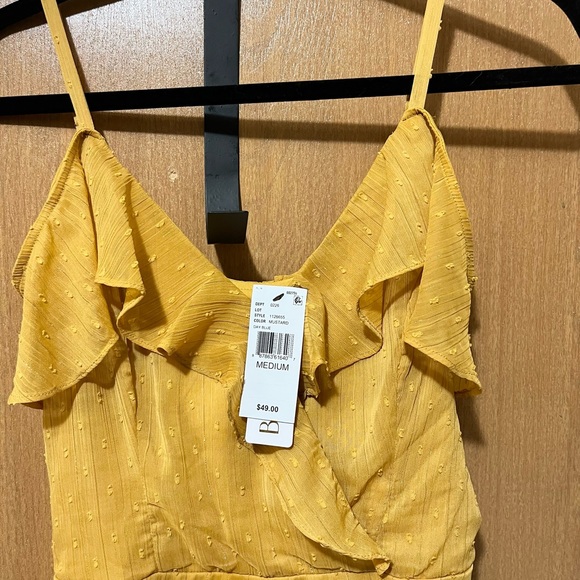 BCX Dress-Juniors Medium Mustard color - Picture 4 of 7